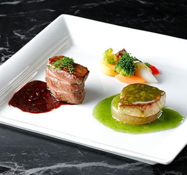 ウェディングメニュー例(モダンジャパニーズ 1名様 23,100円)